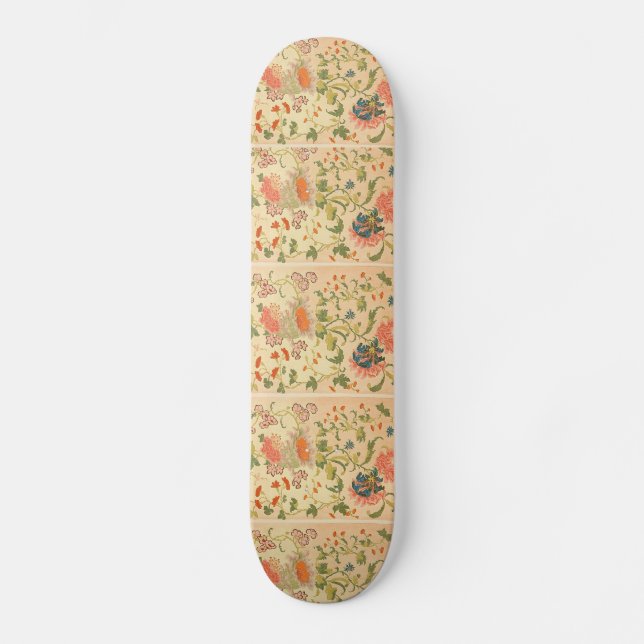 Colourful Flowers Wonderland Skateboard (Front)