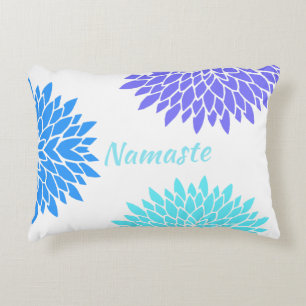 Colourful Flowers Yoga Decorative Cushion