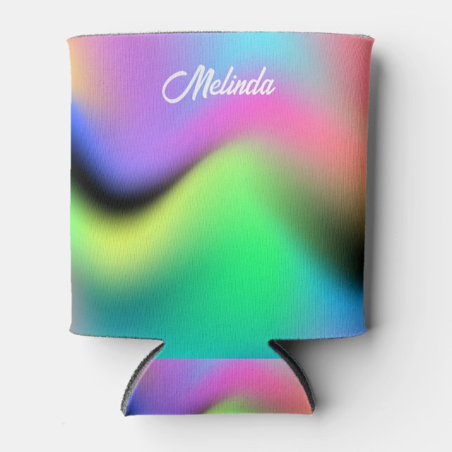 Colourful fluid gradient can cooler (Front)