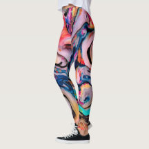 Colourful Fluid Marbling Abstraction