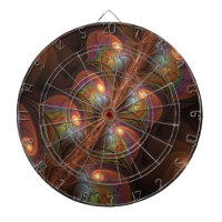 Colourful Fluorescent Abstract Trippy Brown Fracta