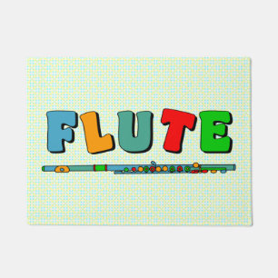 Colourful Flute Doormat