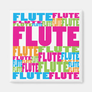 Colourful Flute Magnet
