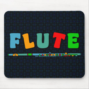 Colourful Flute Mouse Mat
