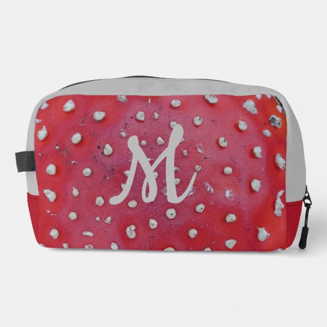 Colourful Fly Amantis Cust. Monogram Toiletery Bag (Front)