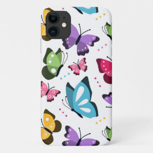 Colourful Flying Butterflies iPhone 11 Case