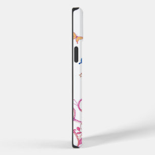 Colourful Flying Butterflies with Crown Art Print Case-Mate iPhone 14 Plus Case