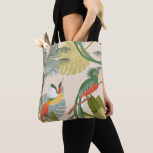 Colourful Flying Hummingbird Tote Bag