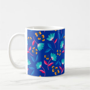 Colourful Folk Art Floral pattern Coffee Mug