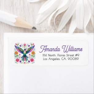 Colourful Folk Art Hummingbird Birthday Party