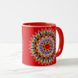 Colourful Folklore Design Mug