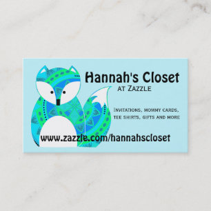 Colourful Fox Business Card