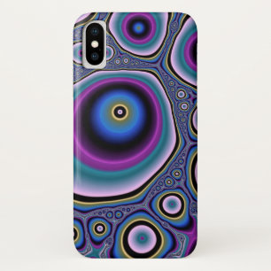 Colourful fractal art iPhone x case