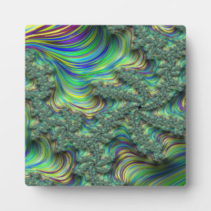 Colourful Fractal Plaque