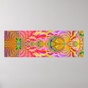 colourful fractal poster
