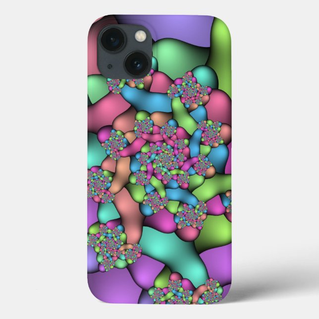 Colourful Fractals  Case-Mate iPhone Case (Back)