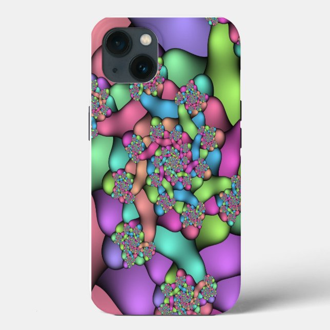 Colourful Fractals  Case-Mate iPhone Case (Back)