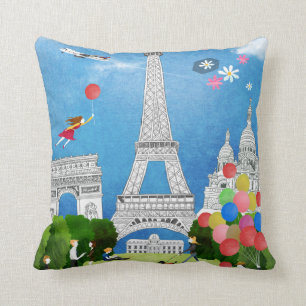 Colourful France Cushion