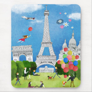 Colourful France Mouse Mat