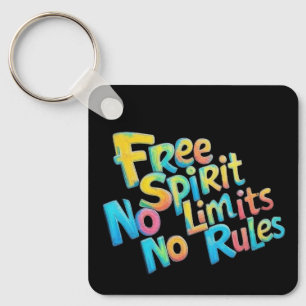 Colourful Free Spirit Key Ring