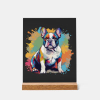 Colourful French Bulldog Art for Puppy Lovers