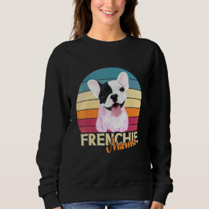 Colourful French Bulldog Dog  Dog Mum Frenchie Mam Sweatshirt