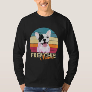 Colourful French Bulldog Dog Dog Mum Frenchie Mam T-Shirt