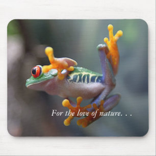 Colourful Frog Mouse Mat