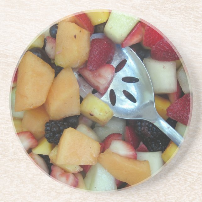 Colourful Fruit Assortment Coaster (Front)