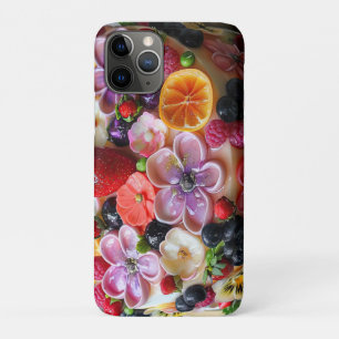Colourful fruit cake iPhone 11 pro case