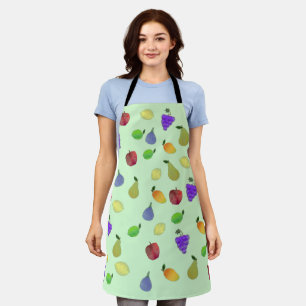 Colourful Fruit Pattern Apron