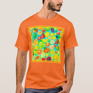Colourful Fruit Pattern. Buy Now T-Shirt