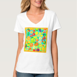 Colourful Fruit Pattern. Buy Now T-Shirt