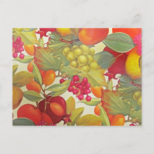 Colourful Fruit Postcard