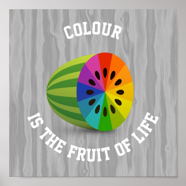 Colourful fruit poster (Front)