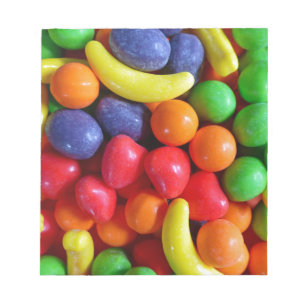Colourful Fruit Shaped Candy Notepad