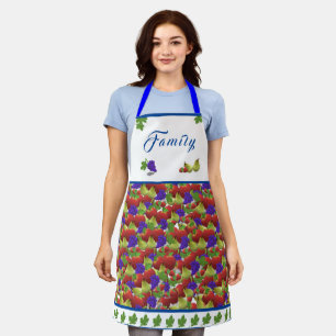 Colourful Fruit-Themed Kitchen Apron