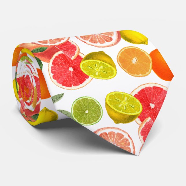 Colourful Fruit  Tie (Rolled)
