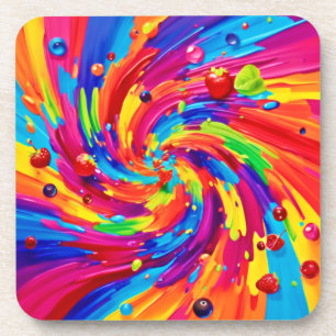 Colourful Fruit Vortex Coaster