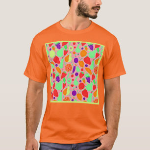 Colourful Fruitful Spectrum Pattern T-Shirt