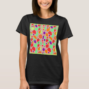 Colourful Fruitful Spectrum Pattern T-Shirt