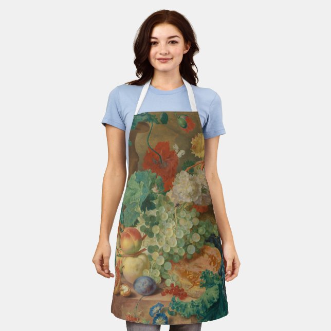 Colourful Fruits And Vegetables Apron (Worn)