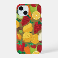 Colourful Fruits and Vegetables Pattern Phone Case