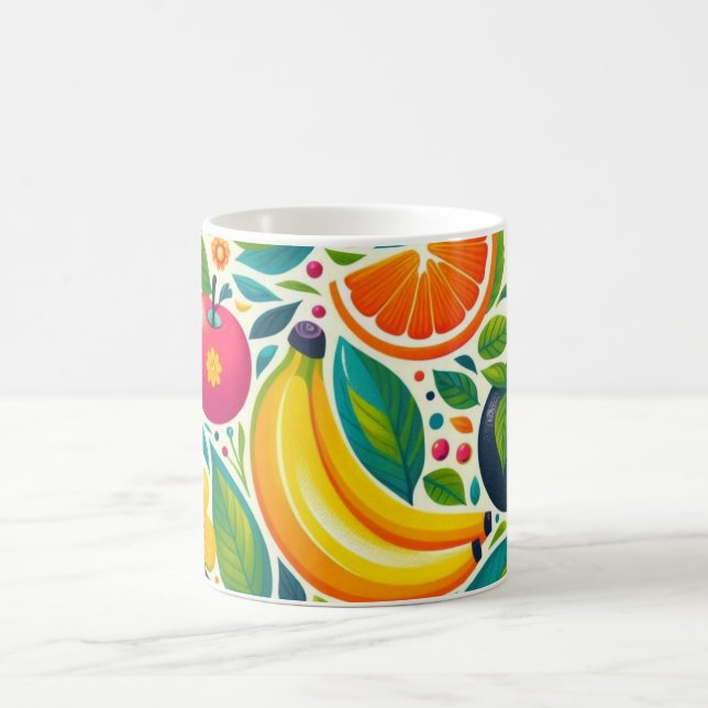 Colourful fruits  coffee mug (Center)