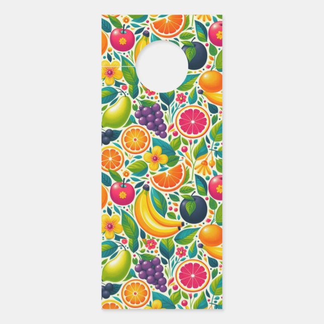 Colourful fruits  door hanger (Front)