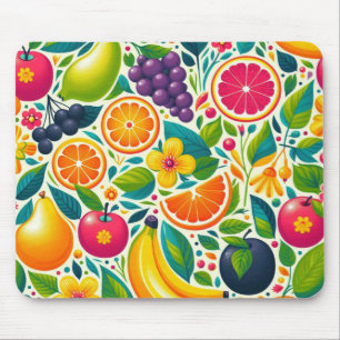 Colourful fruits mouse mat