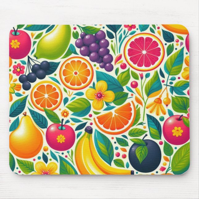 Colourful fruits  mouse mat (Front)