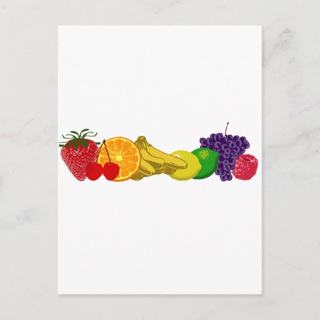 Colourful Fruits: Postcard (Front)