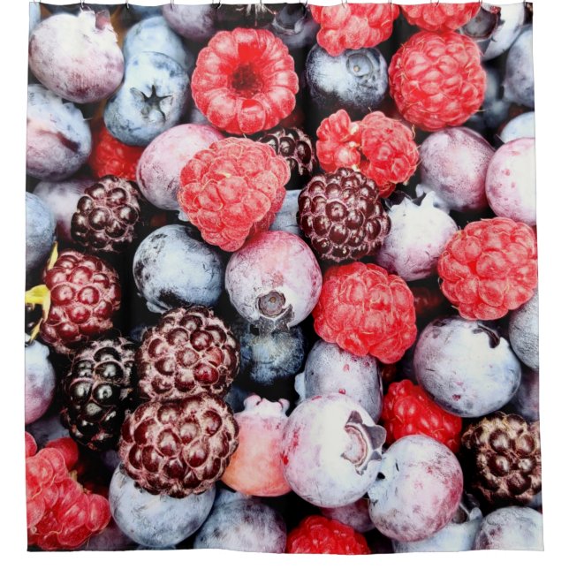 Colourful Fruits Shower Curtain (Front)