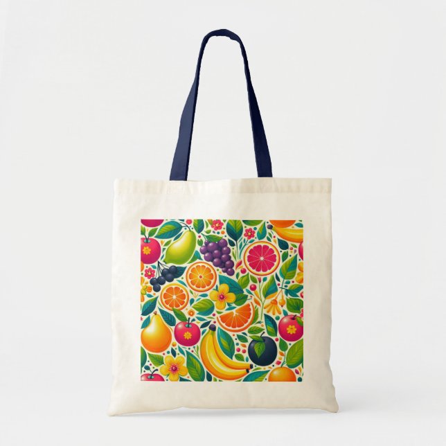 Colourful fruits  tote bag (Front)